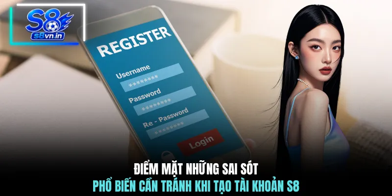 Điểm mặt những sai sót phổ biến cần tránh khi tạo tài khoản S8