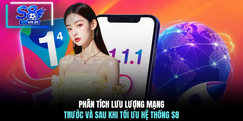 Phân tích lưu lượng mạng trước và sau khi tối ưu hệ thống S8